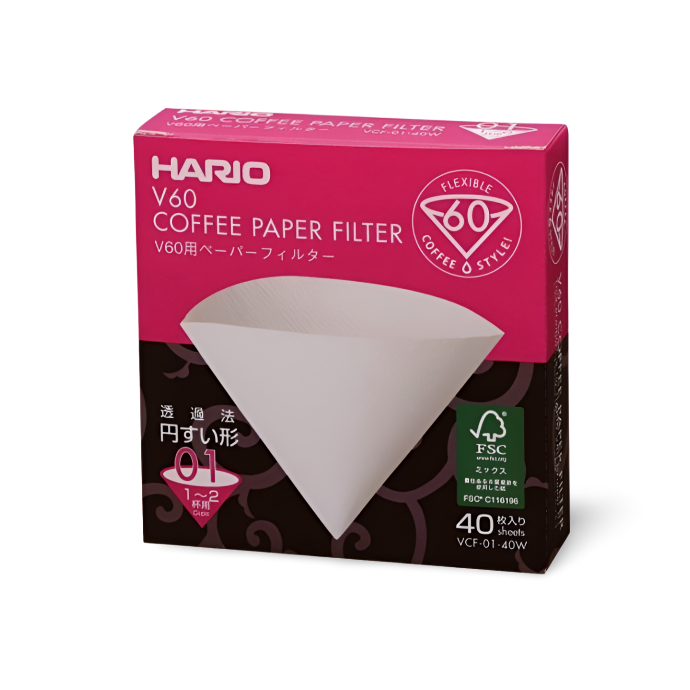 Hario V60 01 Filters 40 stuks