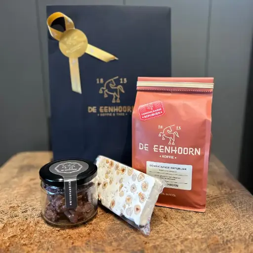 Cadeaupakket • koffie en delicatessen